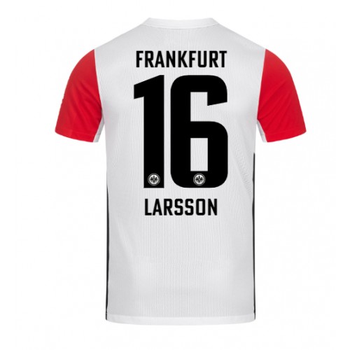 Eintracht Frankfurt Hugo Larsson #16 Domaci Dres 2024-25 Kratak Rukav